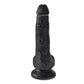 King Cock Ultra 6 Inch Suction Cup Realistic Black Dildo w/ Balls