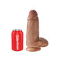 King Cock Ultra Realistic Chubby 9 Inch Suction Cup Dildo With Balls