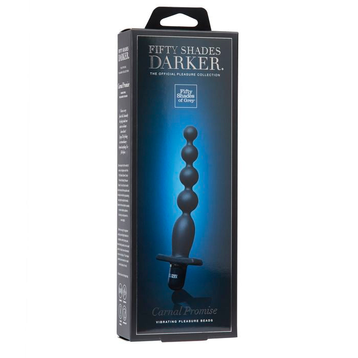 Fifty Shades Darker Carnal Promise Vibrating Anal Beads Waterproof Anal Vibrators