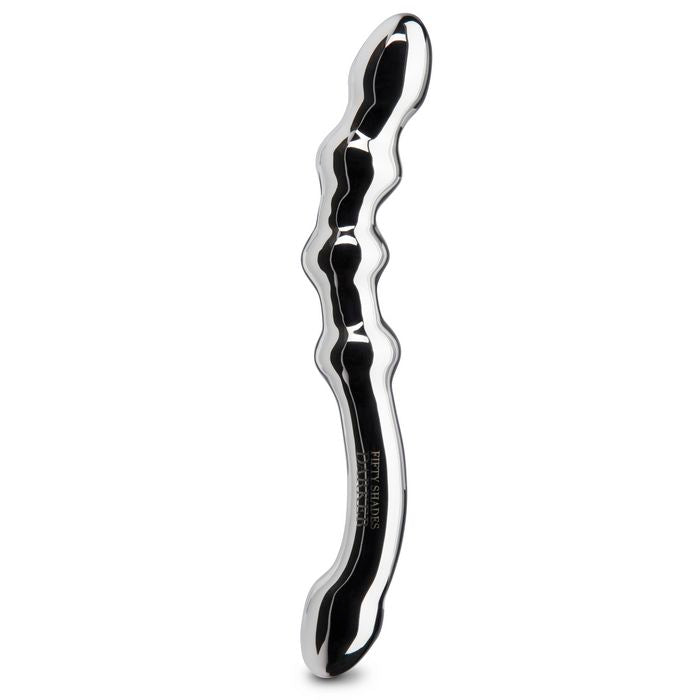 Fifty Shades Darker Deliciously Deep Steel G-Spot Wand Metal Dildo