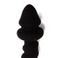 Cloud 9 Curved Silicone Black Waterproof Prostate Plug