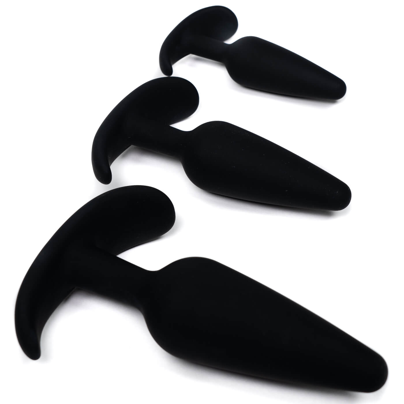 Backdoor Bliss 3 Size Tapered Silicone Butt Plug Training Set