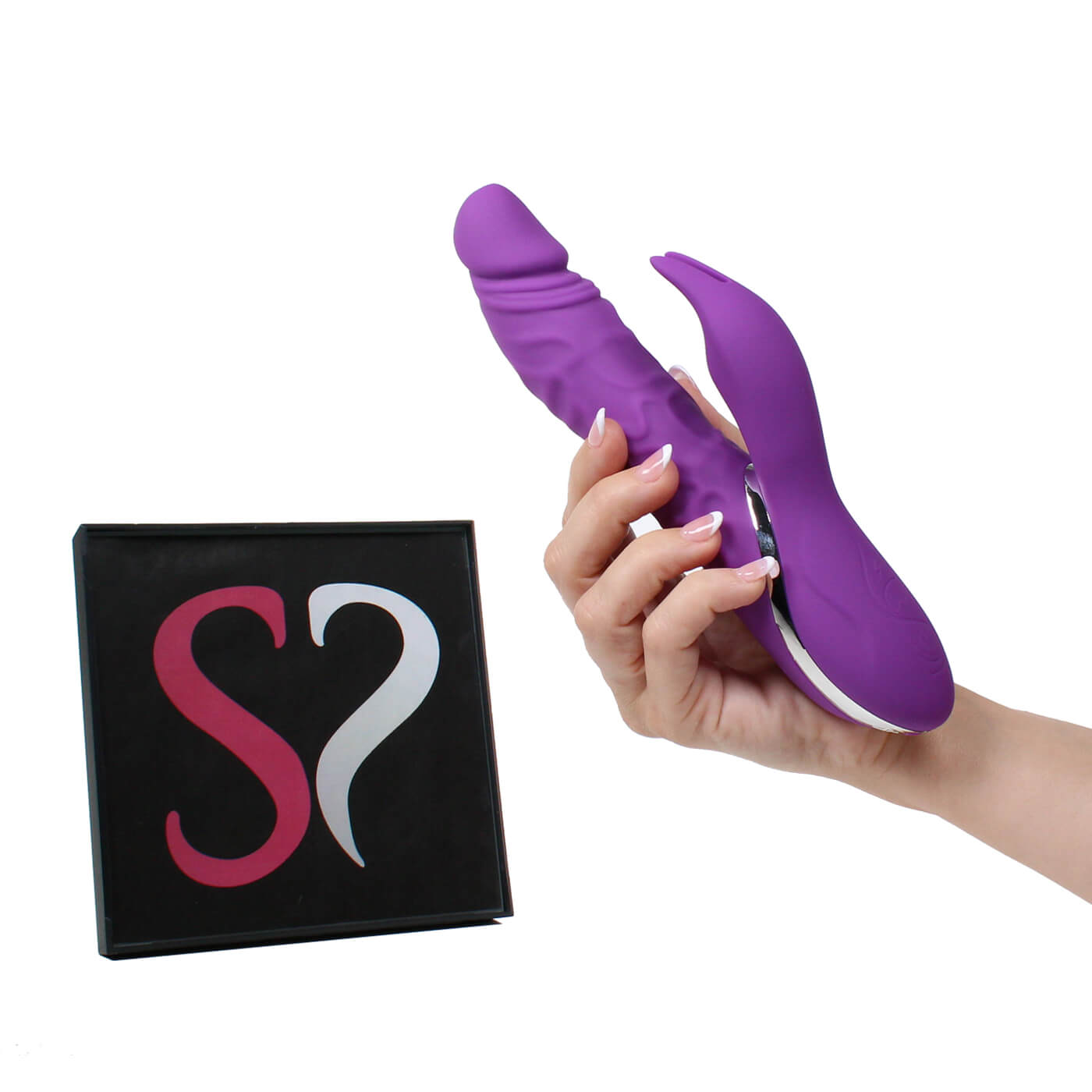 DUALITY 10 Function Rotating Rechargeable Dual Motor Realistic G-Spot Rabbit Vibrator