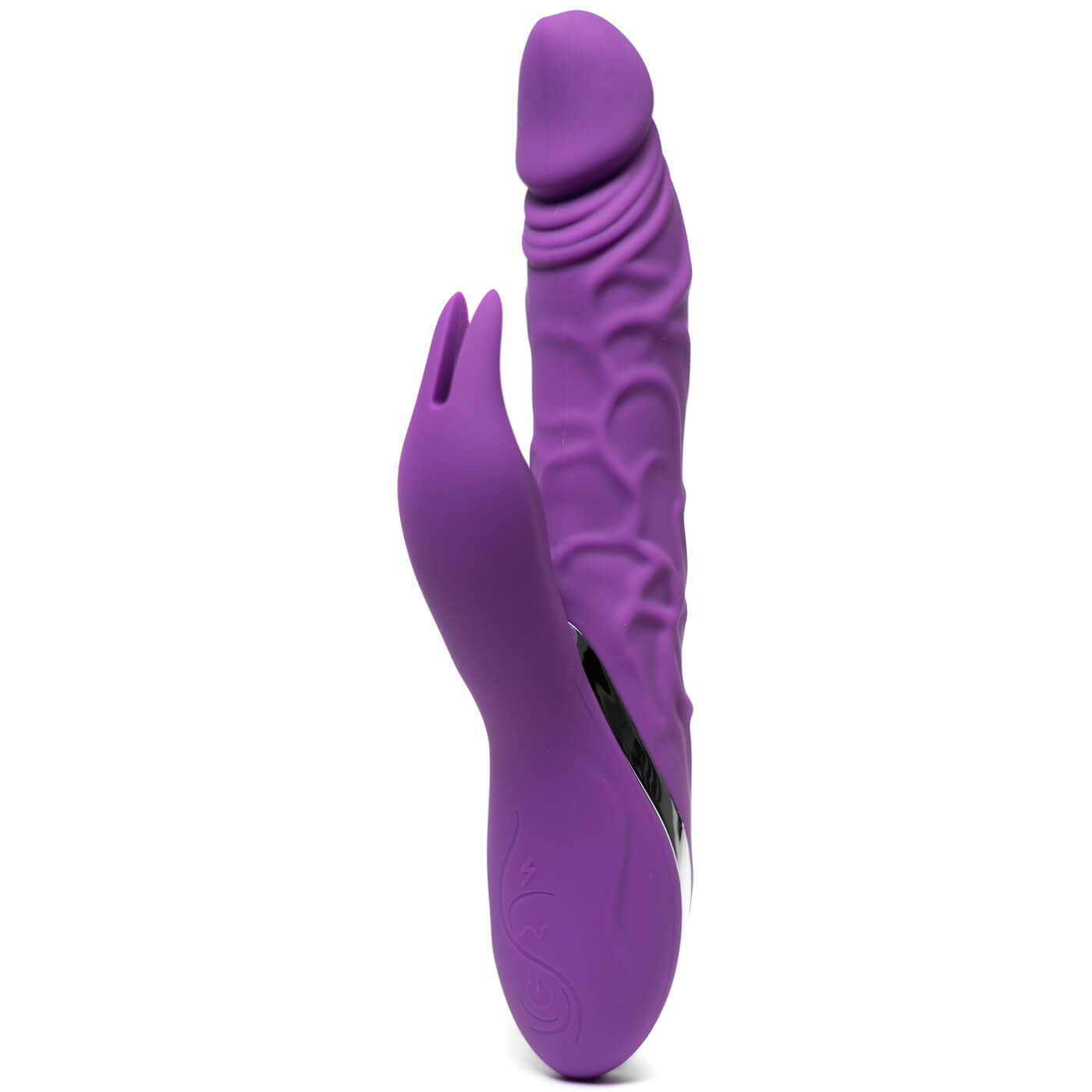 DUALITY 10 Function Rotating Rechargeable Dual Motor Realistic G-Spot Rabbit Vibrator