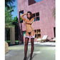 Shes Got Legs Thigh High Black/Pink Os by  DRMG - 