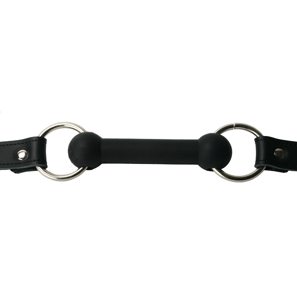 Spartacus Leather Silicone Bit Gag by  Spartacus -  - 2
