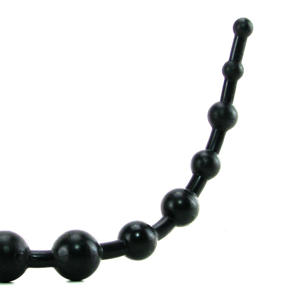 Superior X-10 Anal Beads in Black by  California Exotics -  - 2