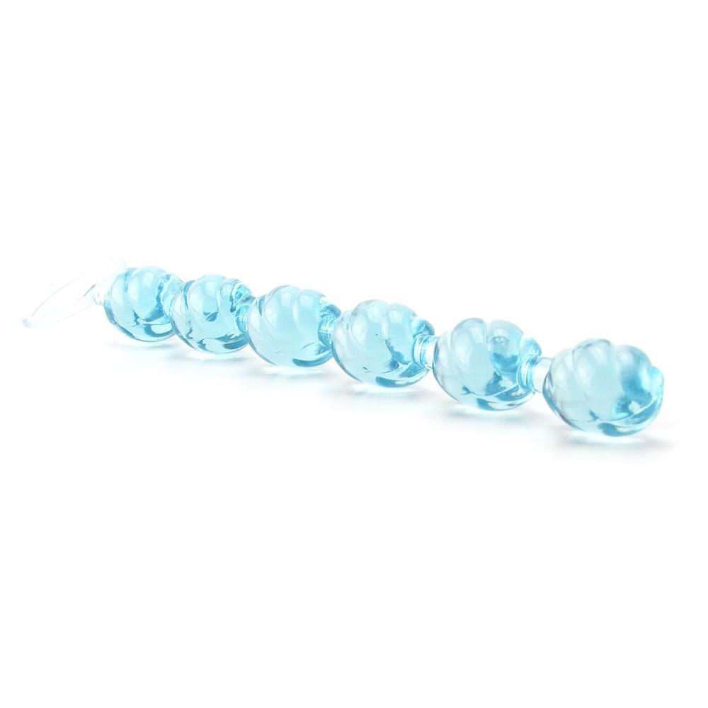 Swirl PVC Pleasure Beads With Retrieval Ring by  California Exotics -  - 2