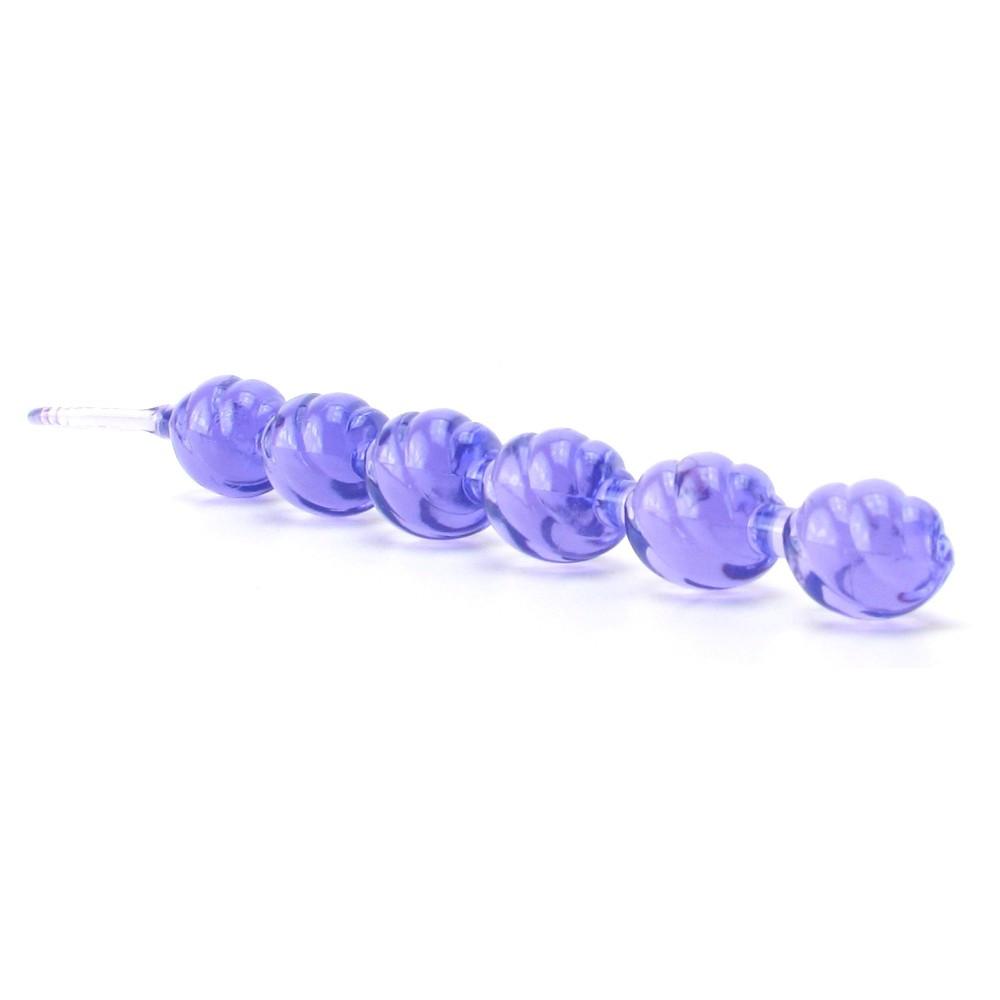 Swirl PVC Pleasure Beads With Retrieval Ring by  California Exotics -  - 7