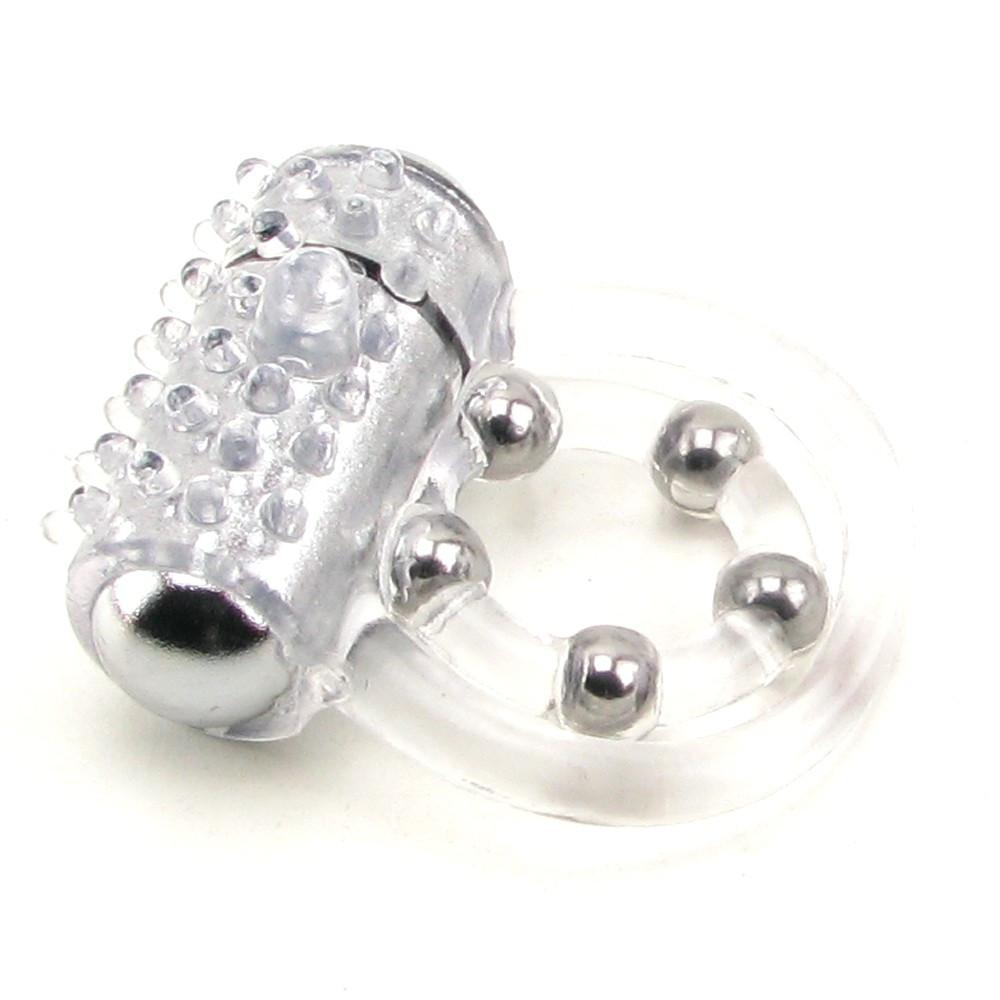 Maximus Enhancing Vibrating Cockring With Stroke Beads by  California Exotics -  - 1