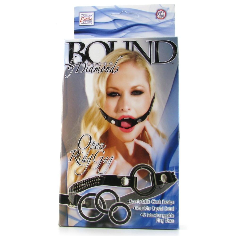 Bound by Diamonds Open Ring Gag by  California Exotics -  - 6