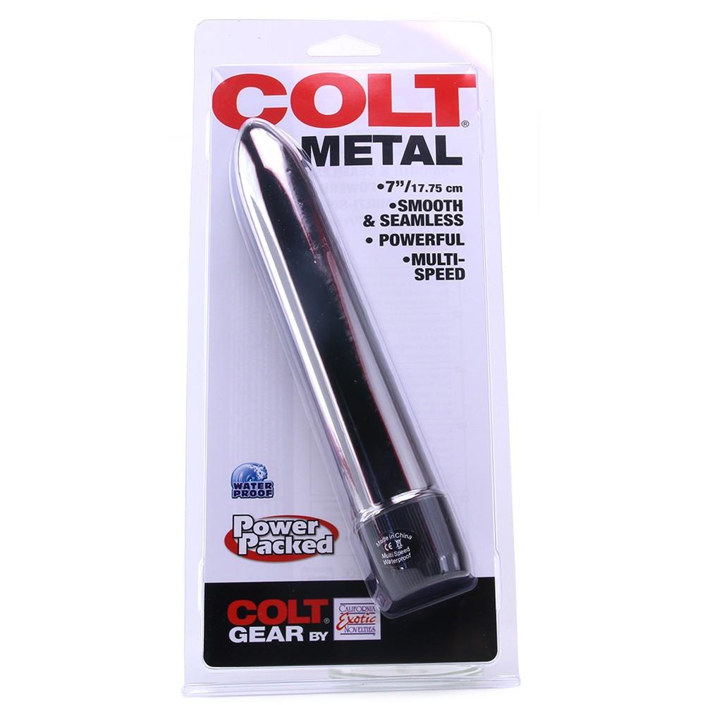 Colt Metal Vibe in 7 Inch by  California Exotics -  - 6