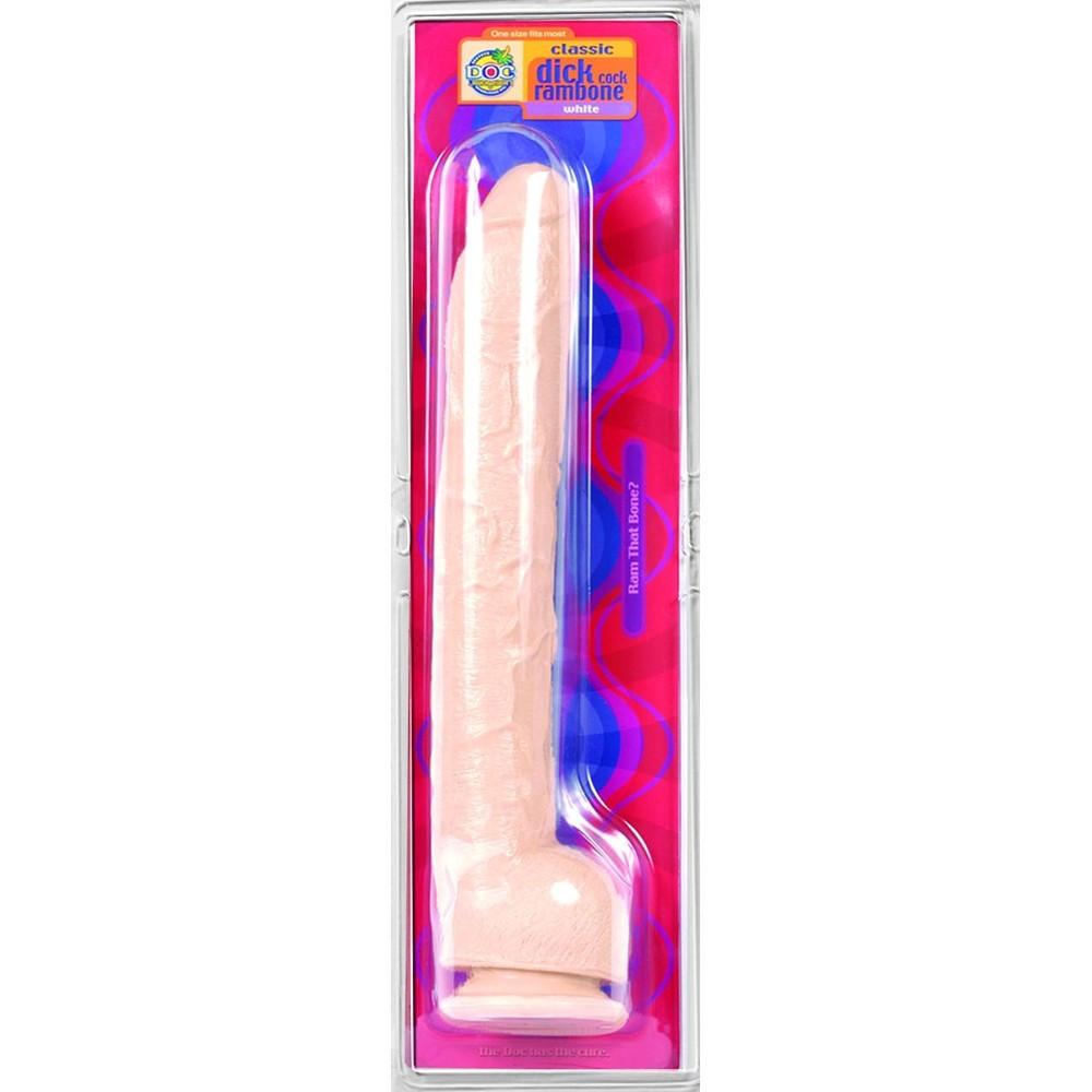 Dick Rambone White Realistic Large Cock in White by  Doc Johnson -  - 6