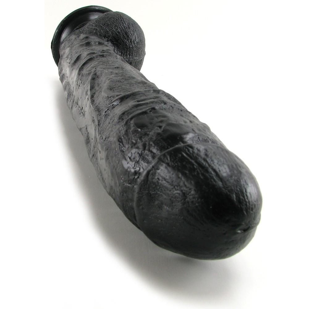 Dick Rambone Black Realistic Large Cock in Black by  Doc Johnson -  - 2
