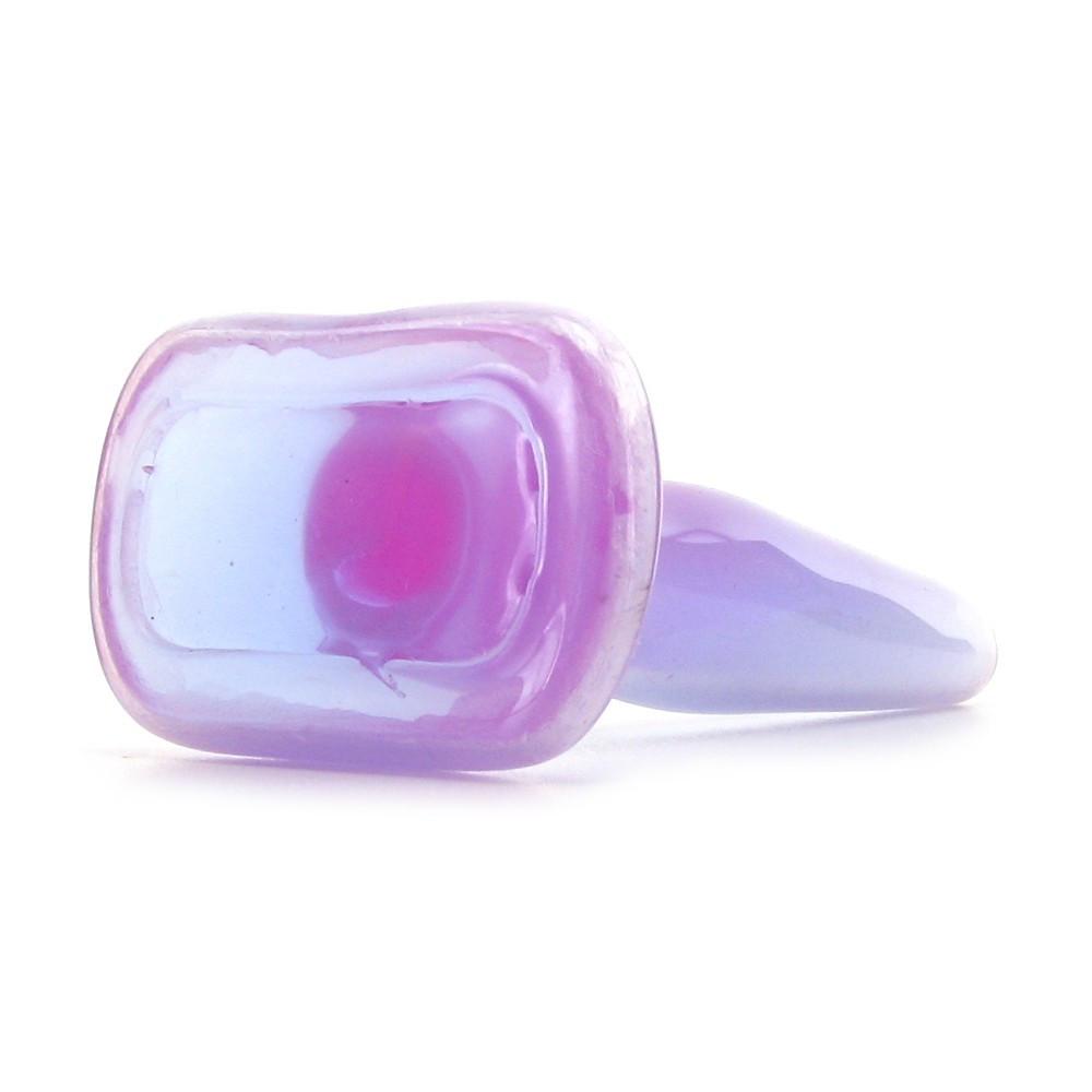 Crystal Jellies Small Butt Plug in Purple by  Doc Johnson -  - 5