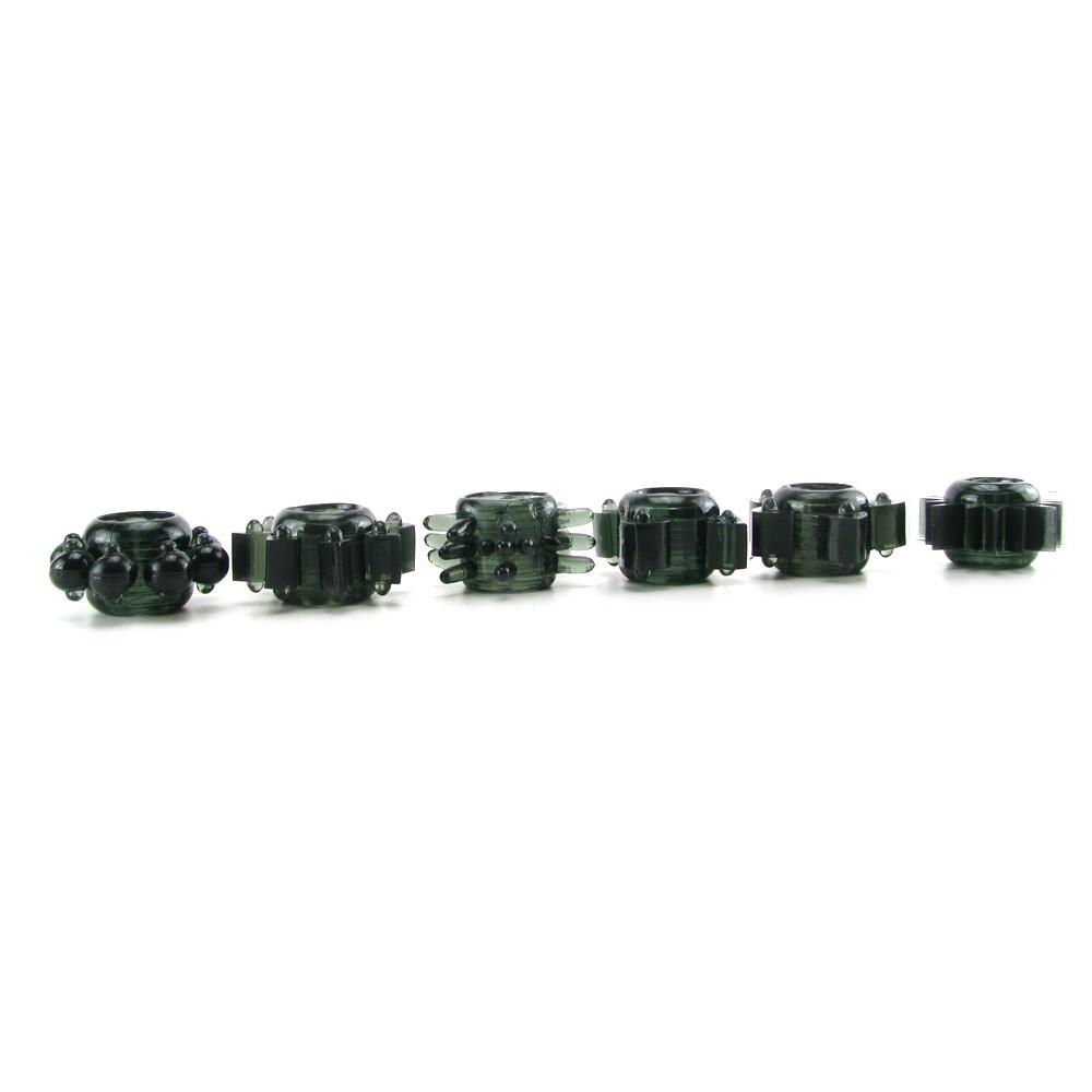 Doc Johnson Tower Of Power 6 Black Cock Rings by  Doc Johnson -  - 4