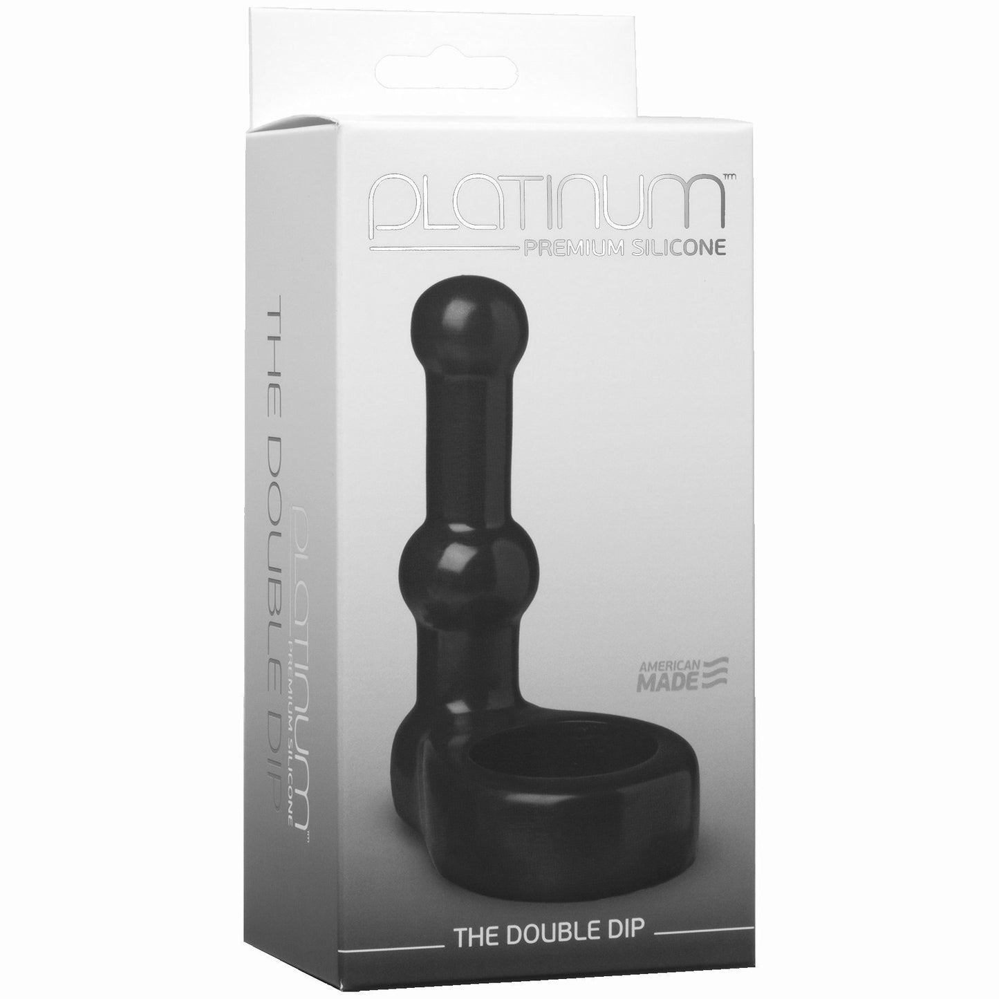 Doc Johnson Platinum Silicone The Double Dip Dual Cockring