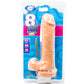 Cloud 9 Delightful Dong 8 Inch Suction Cup Realistic Dildo w/ Balls