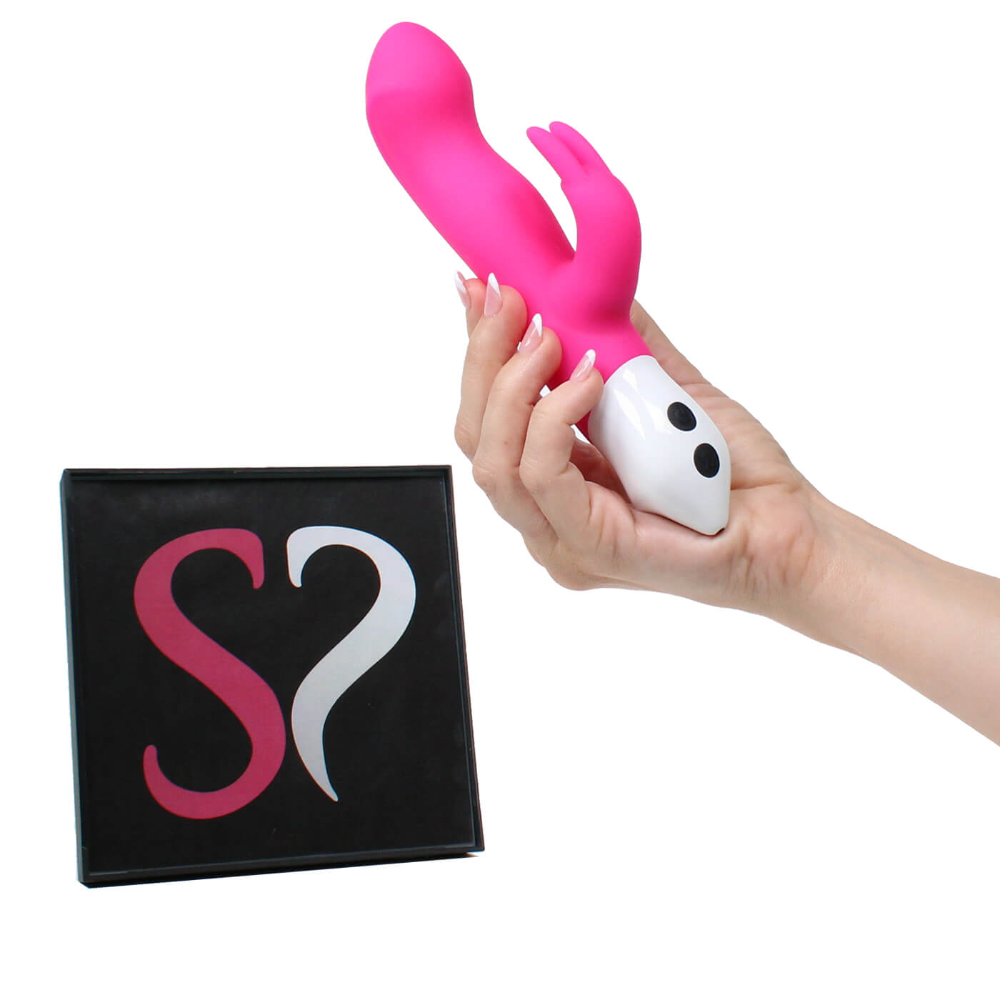 DUALITY Dual Motor Rechargeable 7 Mode Extra Powerful Tapered G-Spot Rabbit Vibrator