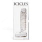 Icicles No. 63 Textured Swirly Glass Dildo