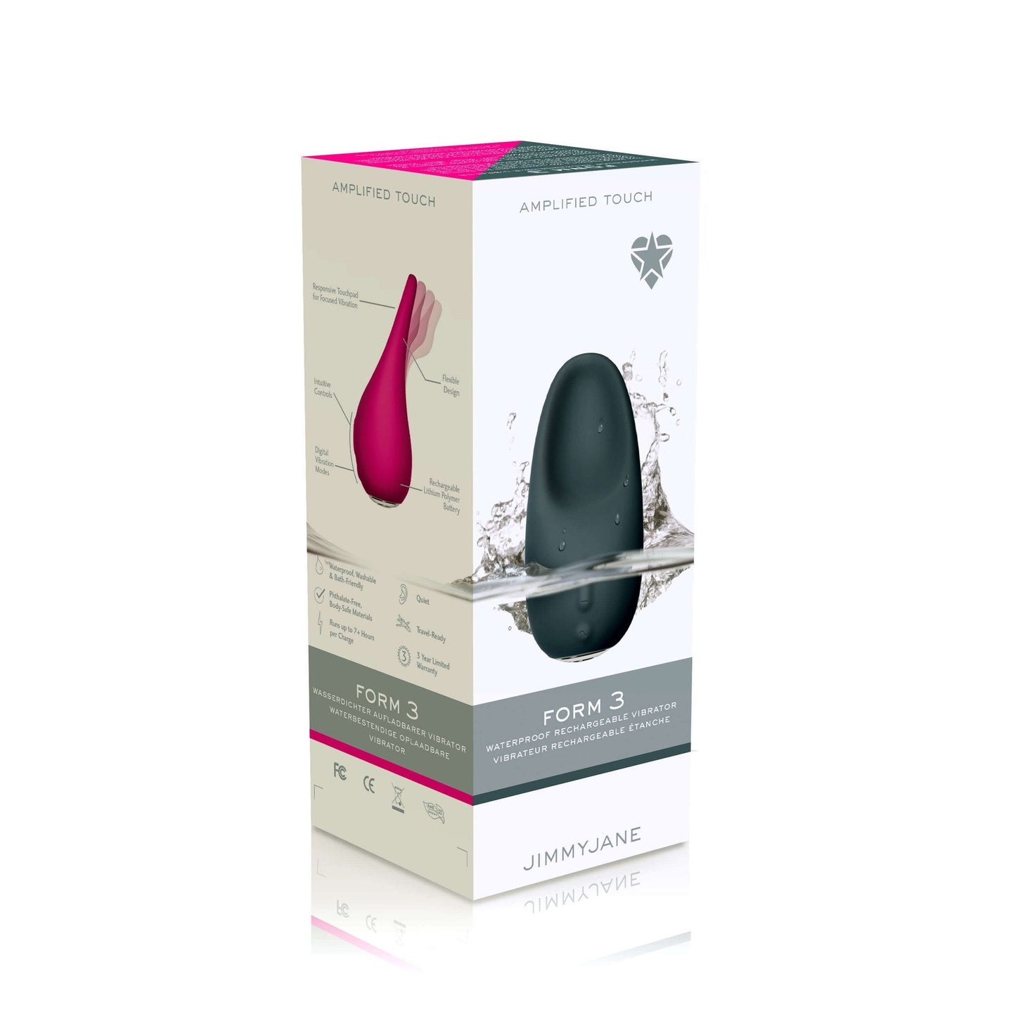 Jimmyjane FORM 3 Waterproof Rechargeable Clitoral Vibrator