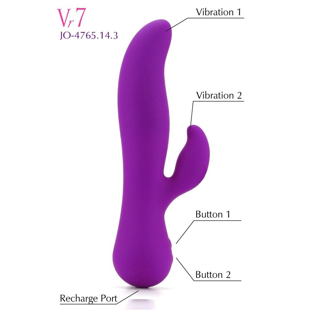 Jopen Vanity VR7 Rechargeable Dual Action Rabbit Vibrator by  Jopen -  - 4