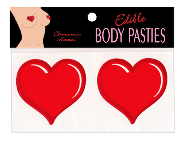 Edible Body Pasties in Cinnamon Heart
