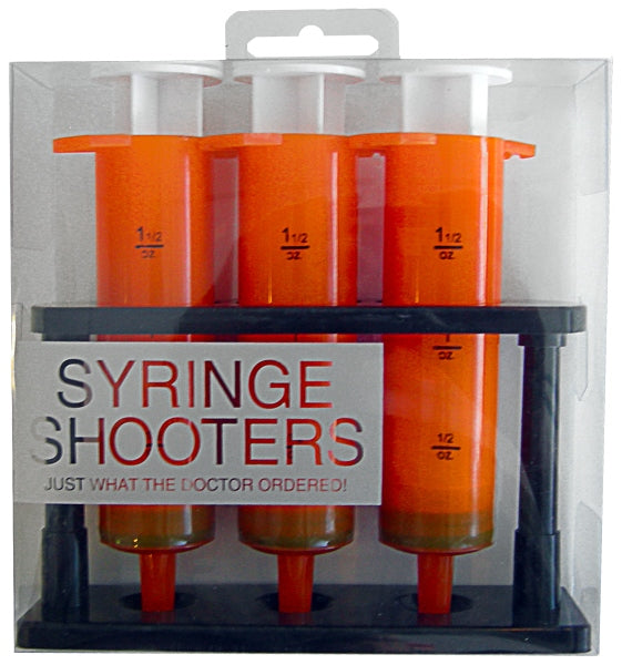 Orange Syringe Shooters 3 Pack