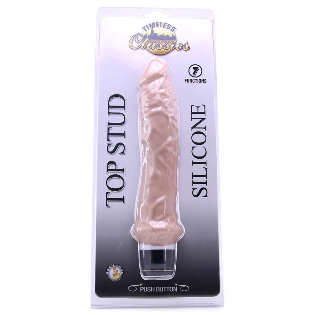 Timeless Classics 7 Function Silicone Top Stud Dildo Vibrator by  Nasstoys -  - 6