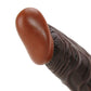 Real Skin Whoppers 8 Inch Huge Black Dildo by Nasstoys
