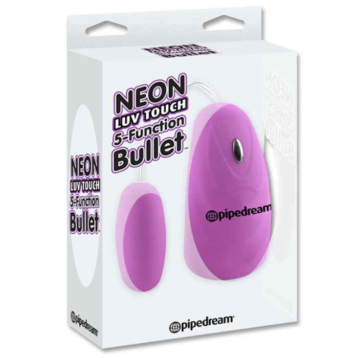 Neon Luv Touch Remote Control 5 Function Bullet Vibrator