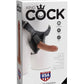 King Cock  Strap-on Harness w/ 6" Cock 
