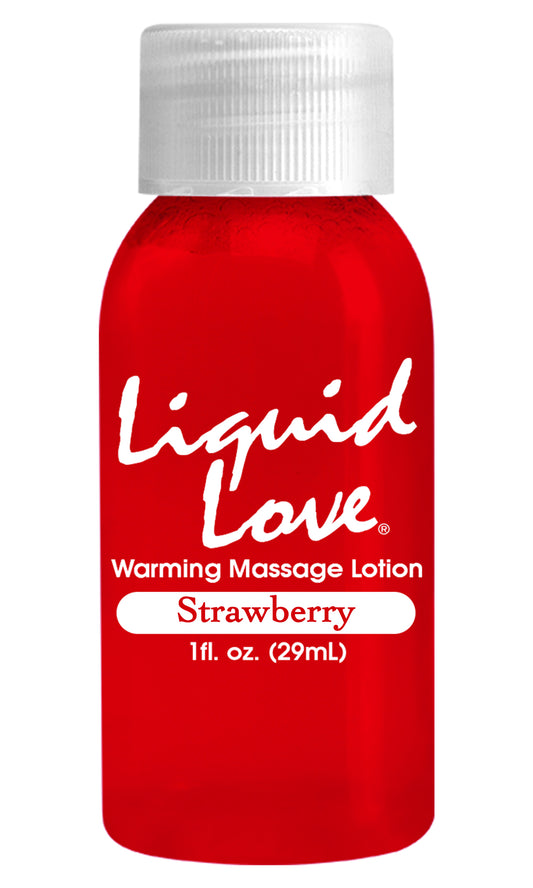 Liquid Love Warming Massage Lotion Strawberry