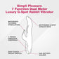 Simpli Pleasure 7 Function Dual Motor Luxury G-Spot Rabbit Vibrator