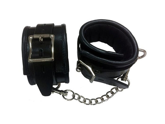 Rouge Garments Padded Adjustable Leather Ankle Cuffs