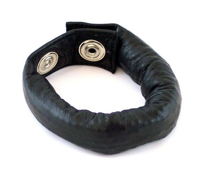 Weighted Cock Strap Leather Adjustable Cock Ring