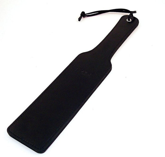 Rouge Garments Double-Sided Long Black Spanking Paddle