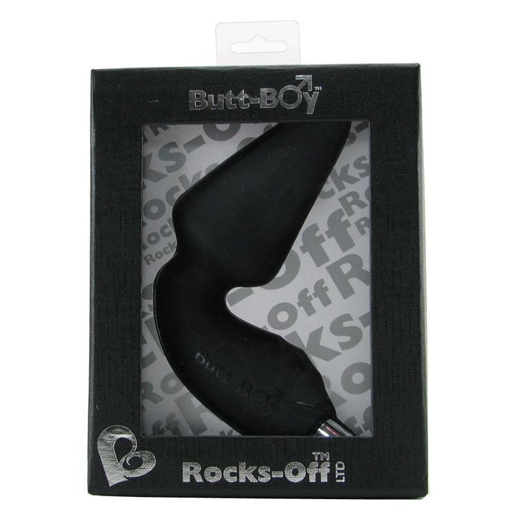 Rocks Off Butt Boy Vibrating Black Anal Plug by  Rocks Off -  - 4