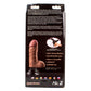 Real Feel Deluxe No.2 Thick Vibrating 6.5 Inch Suction Dildo