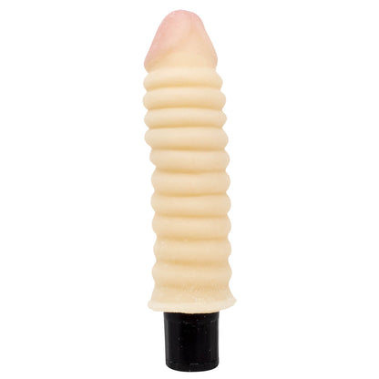 Real Feel No.7 Thick Ribbed 9 Inch Realistic Vibrating Dildo