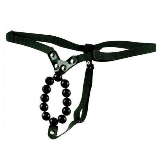 Lover's Thong with Stroker Beads