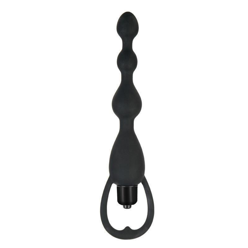 Silicone Pleasure Vibrating Anal Beads by  California Exotics -  - 1