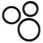 Rubber Cock Rings 3 Piece Set