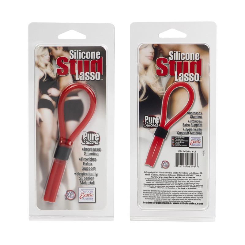 Silicone Stud Lasso in Red