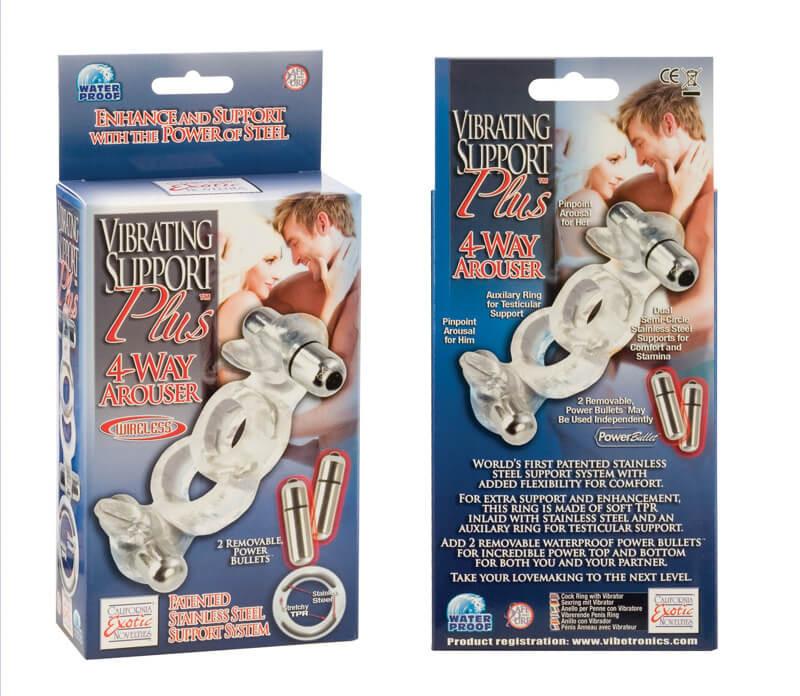 Vibrating Support Plus 4-Way Arouser