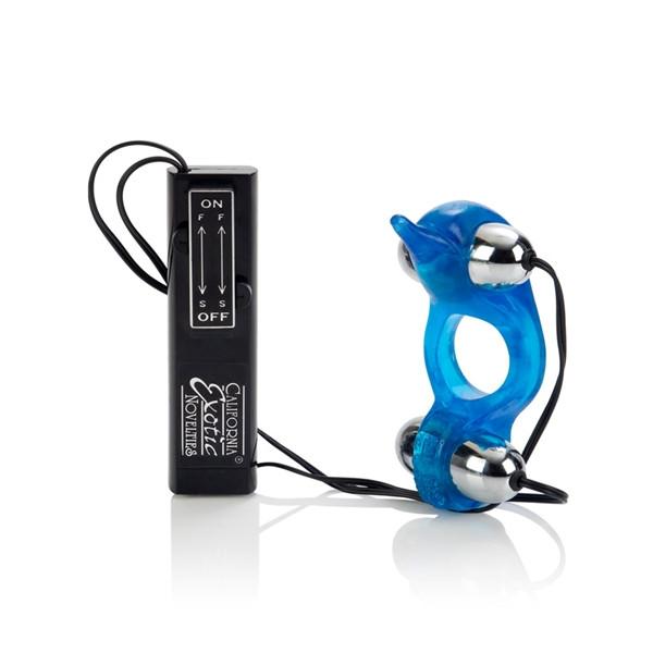 Diving Dolphin Vibrating Cock Ring - Great for Couples!