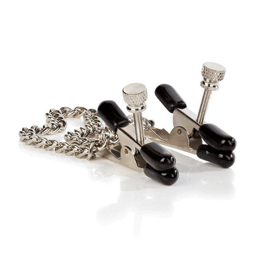 Non-Piercing Bullnose Nipple Clamps and Chain