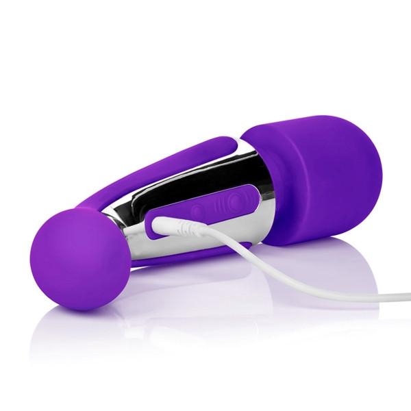 Embrace Silicone Body Wand Massager Vibe in Purple