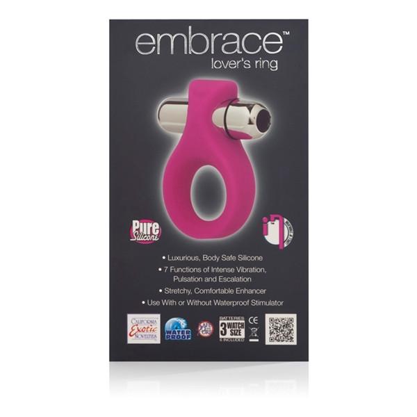 Embrace Lover's Silicone Vibrating Cock Ring