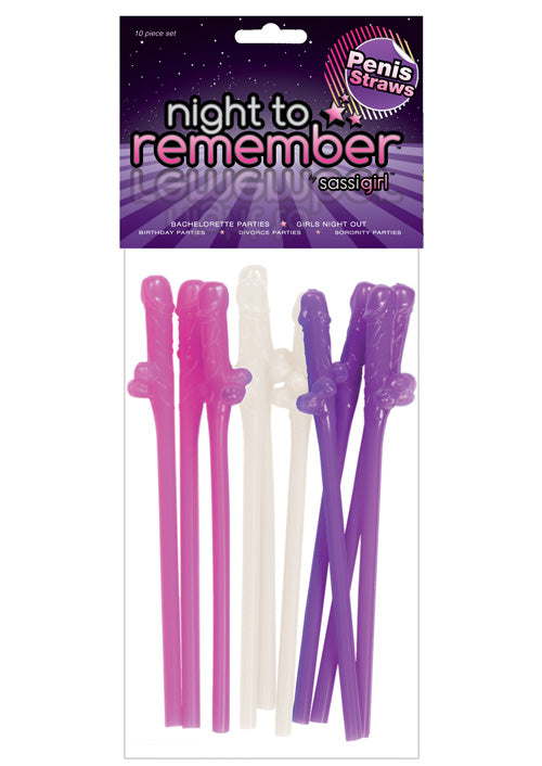 Night to Remember Risque Straws
